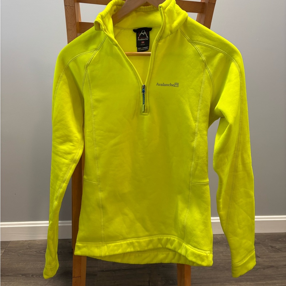 Avalanche Neon Yellow Fleece Pullover